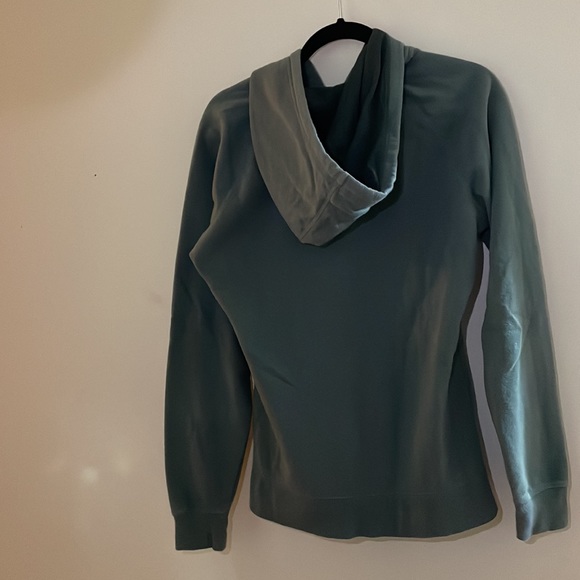 The North Face Green Zip Up Hoodie Sweatshirt - Picture 2 of 9